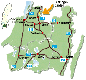 Blekingegrden ligger i Aneby Kommun i Smland